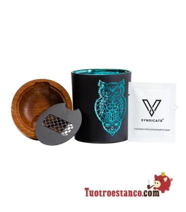 Bote de cristal SmartStash V Syndicate Medium Owllusion