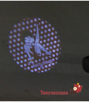 Porte-clés de projecteur Betty Boop