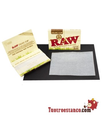 1/2 carta Raw organica da 60 mm