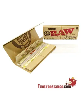 Carta artigianale organica grezza, dimensioni King 110 mm + punte