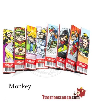 Carta king size slim da 110 mm Monkey sottile