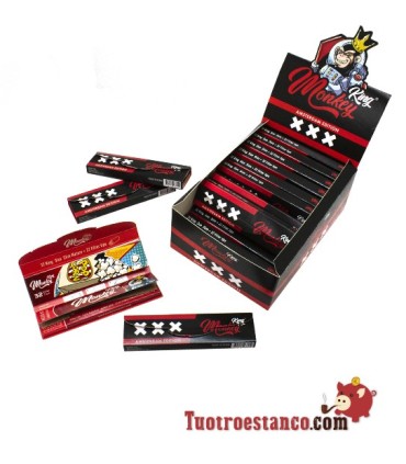 Monkey King Size AmsterdamXXX 110mm Pack Paper + Filtres