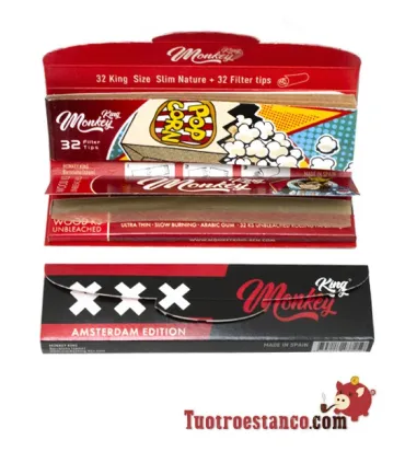 Monkey Pack King Size AmsterdamXXX 110 mm Paper + Filters