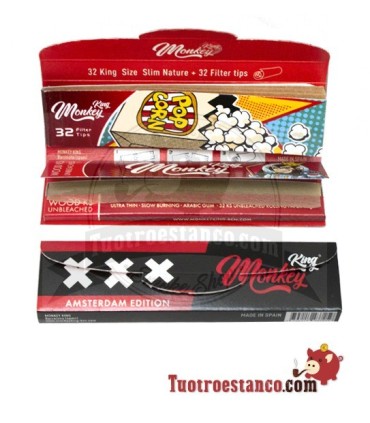 Papier Monkey Pack King Size AmsterdamXXX 110 mm + Filter