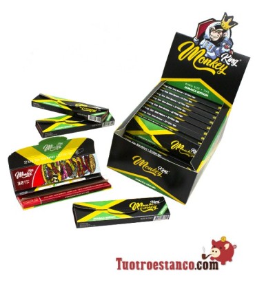 King Size Jamaica Monkey pack carta 110mm + filtri