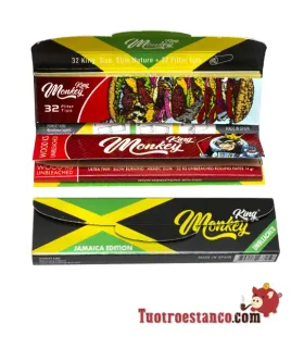 Monkey Pack King Size Jamaica Paper 110 mm + Filtros
