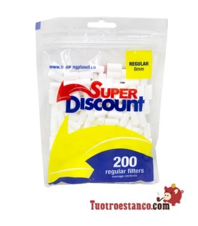 Super Discount Regular 8mm Filters 200 Filters
