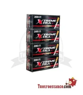 Tubes à filtre longs X-Treme 225, 4 boîtes de tubes 225