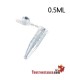 Contenitore in plastica per resine da 0,5 ml