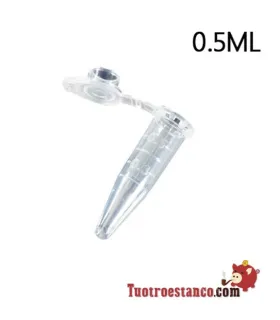 Contenant en plastique pour résines de 0,5 ml
