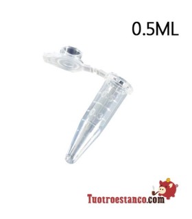Envase plástico para resinas de 0,5 ml