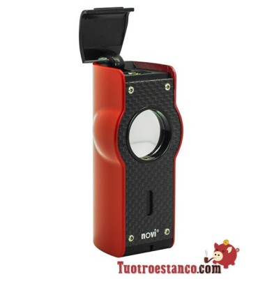 Novi Torch Supreme Feuerzeug Rot