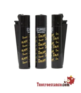 Logótipos Clipper Raw Ouro Preto