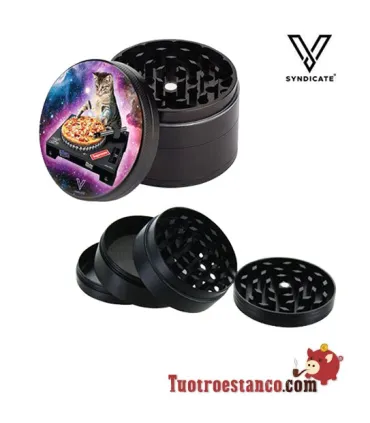 Pussy Vinyl Metal Grinder 4 Teile 50mm