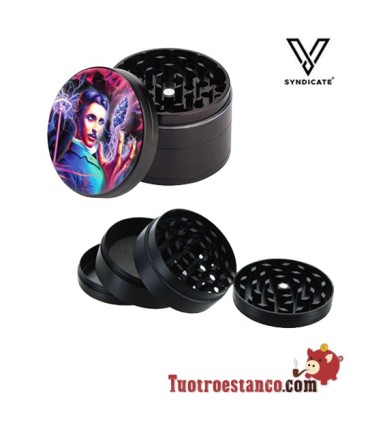 Moedor de metal de alta tensão de 4 partes 50mm