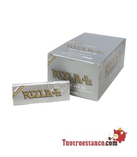 Carta Rizla argento 78mm - Libretto a cassa 50