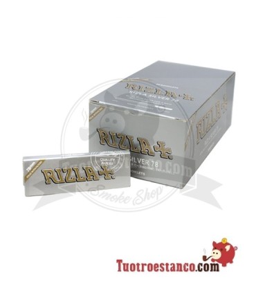 78mm zilver Rizla papier - Case 50 boekjes