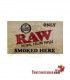 Raw Only Smoked Here Sticker