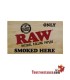 Raw Only Smoked Here Sticker