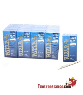 Filtros Rizla Ultra Slim de 5,7 mm. 20 cajitas de 120 filtros