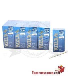 Rizla Ultra Slim Filter mit 5,7 mm. 20 Boxen mit je 120 Filtern