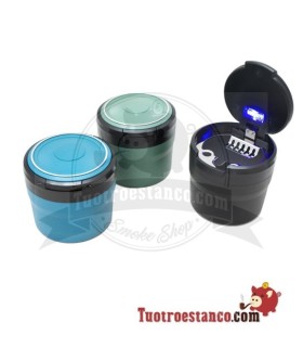 Cinzeiro compacto LED para carros