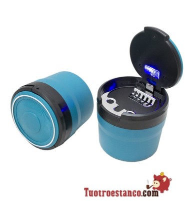 Kompakter LED-Autoaschenbecher