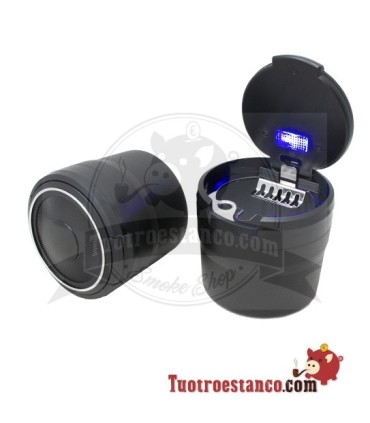 Cinzeiro compacto LED para carros