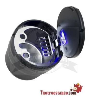 Kompakter LED-Auto-Aschenbecher