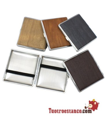 Housse à cigarette Champ Metálica Wood 20 cig
