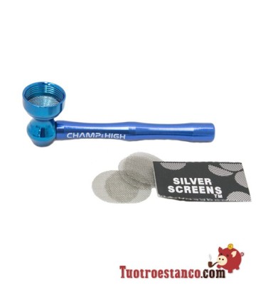 Pipa de Aluminio Champ 8,5 cm + Rejillas