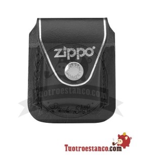 Étui en cuir noir Zippo