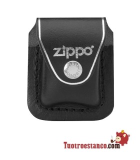 Zippo Schwarze Ledertasche