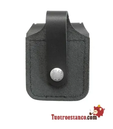 Zippo Schwarzes Lederetui