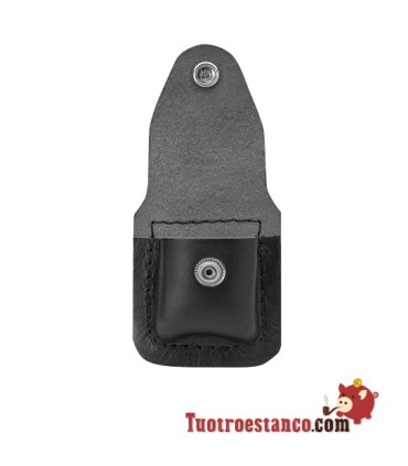 Funda de piel Zippo Black