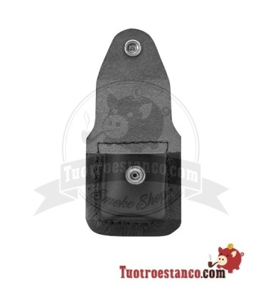 Zippo Black leather case