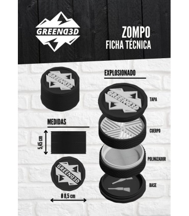 Grinder Zompo Tu Otro Estanco