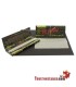 Organic Raw Black Paper Case 1 1/4 78 mm - 24 booklets