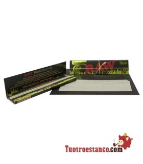 Boîtier en papier noir organique King format - 50 brochures