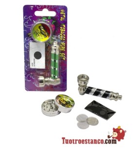 Tubo metallico 7 cm + smerigliatrice + griglie