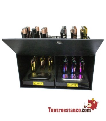 Display clipper für Metallfeuerzeug LEER