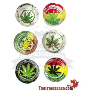 Cenicero de cristal Rasta Hibron