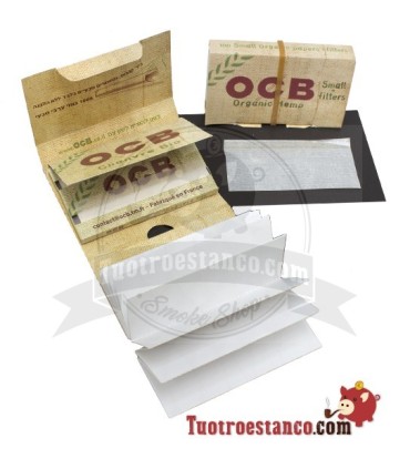 70mm Double Window Organic OCB Paper + Cardboard Filters