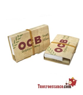 Papel OCB Orgánico Doble Ventana de 70 mm + filtros de cartón