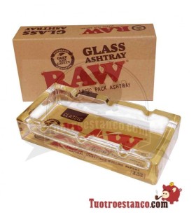 RAW-klassischer Glasaschenbecher