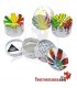 Grinder Champ Feuilles Blanches 4 parties 50 mm