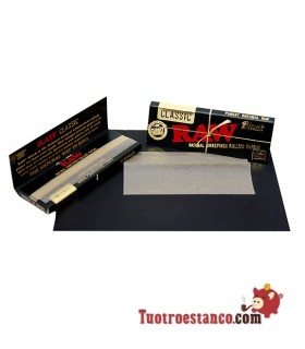 Black Edition 1 1/4 78 mm raw Carta - 24 libretti