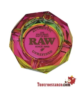 RAW Rainbow Glass Ashtray