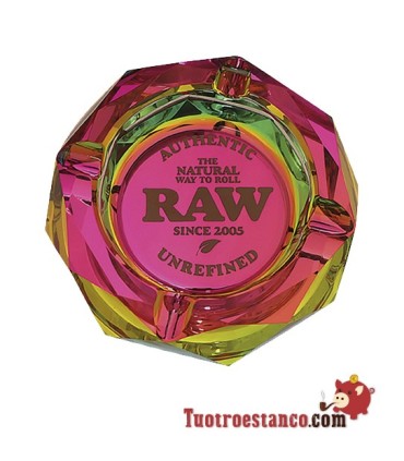 Cinzeiro de Cristal RAW Arco-íris