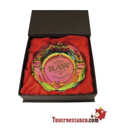 Rainbow RAW Posacenere in cristallo